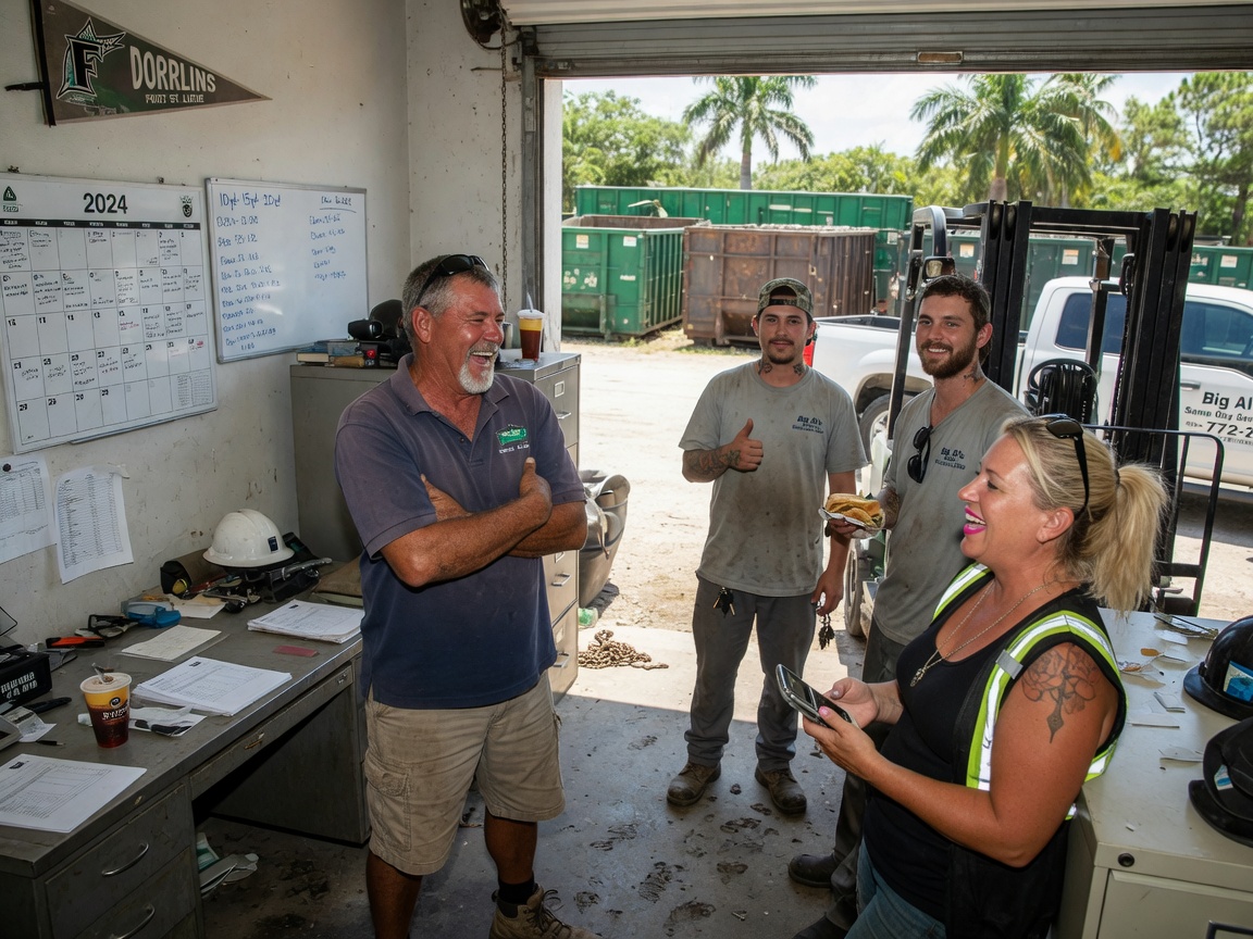 Port St. Lucie Dumpster Rental team